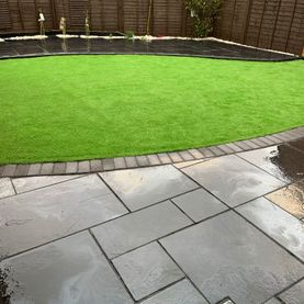 paving and lawn